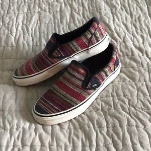 Colorful cloth Vans